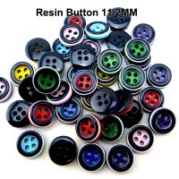 50PCS Mixed  Shirt Resin Buttons Fits 4 Hole Coat Boots Sewing Clothes Accessory Ring Kids Button  Garment R-391 Haberdashery