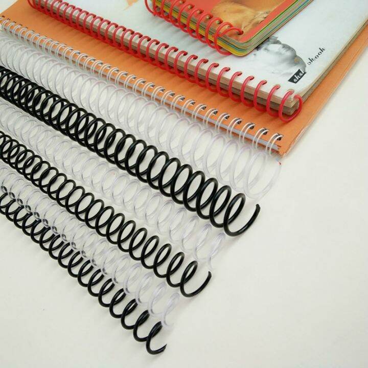 10ชิ้น A4 46รูแหวนใบหลวมห่วงร้อยสมุดโน้ต DIY แหวนยางเกลียวสปริงแหวนเจาะ