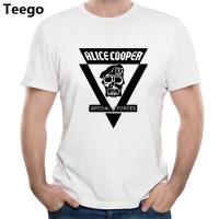 เสื้อยืดพิมพ์ลายแฟชั่น ใหม่ เสื้อยืดลําลอง แขนสั้น พิมพ์ลายหัวกะโหลก Alice Cooper แฟชั่นฤดูร้อน สําหรับผู้ชาย 2023  DHX8