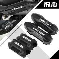 สำหรับฮอนด้า VFR 1200 X Crosstourer VFR1200X 2010-2023 25มม. แถบกันชนของรถจักรยานยนต์ป้องกันเครื่องยนต์บล็อกตกแต่งป้องกันกันชน