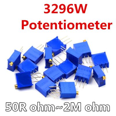 10pcs 3296 3296W Trimpot Trimmer Potentiometer 50 100 200 500 ohm 1K 2K 5K 10K 20K 50K 100K 200K 500K 1M ohm 103 100R 200R 500R