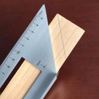 Dropshipping Multifunctional Square 45/90 Degree Gauge Angle Ruler Measuring Woodworking Tool Clear standard scales