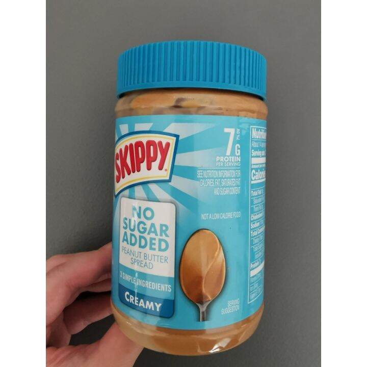 Skippy no sugar added peanut butter spread creamy 454g 16oz chunky