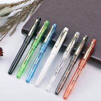 Creative Fountain Pen Piston Filling Colored Barrel Fine Nib 0.5mm Nib for Calligraphy Painting Drawing Scrapbook Sketch  Pens