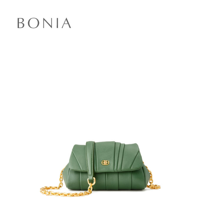 Bonia Shamrock Croissant Small Crossbody Bag