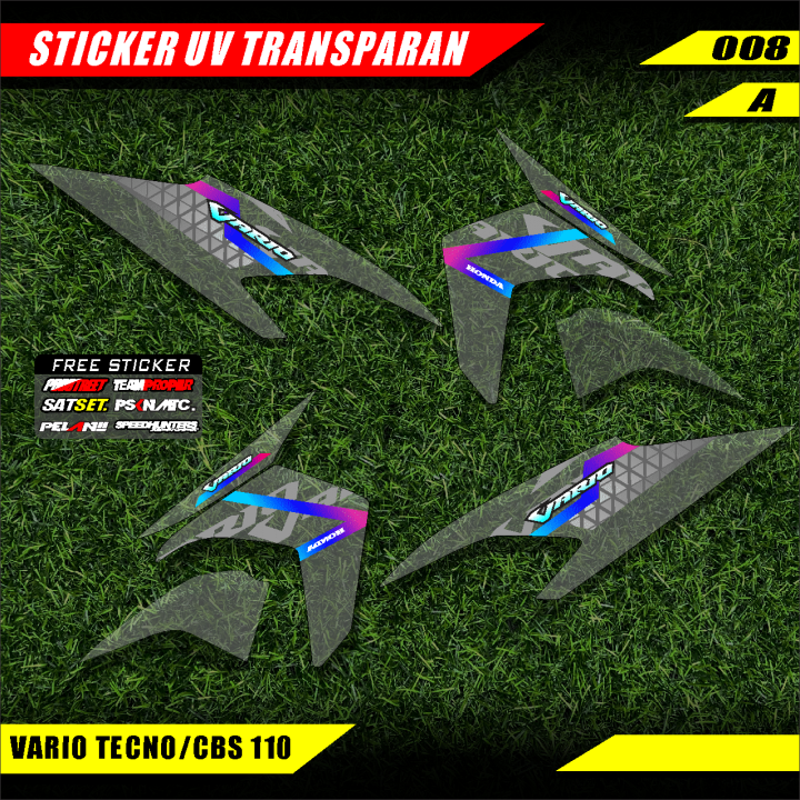 STRIPING TRANSPARAN VARIO TECHNO 110 VARIASI LIST MOTOR DESAIN