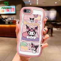 ภาพยนตร์การ์ตูนน่ารัก Kuromi เคสใส่โทรศัพท์ขอบคลื่นแบบนิ่ม HP คู่ฝาหลัง TPU สำหรับ Realme 5i 5S 6i 7i 8i Realme 8 Pro Realme 9 Realme C11 C12 C17 C20 Realme C21Y C25Y C30 C33 C35 Realme C15 C55 C51 Narzo 50i ไพรม์50i ไพรม์