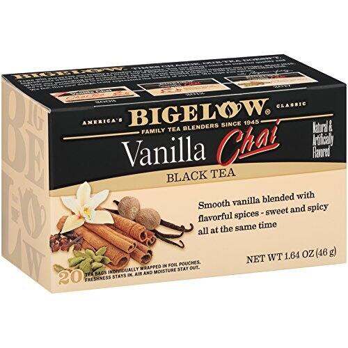 Trà đen túi lọc bigelow vanilla chai hàng mỹ hương vani và quế thơm ngon - ảnh sản phẩm 1