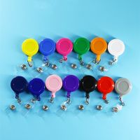 10pcs/lot Retractable Anti-Lost Clip Card Badge Holder Reels Name Tags Id Holder Badge Nurse Accessories