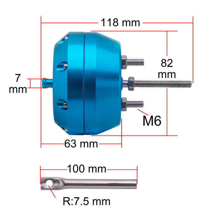 จัดส่งฟรี-hotsales-ใหม่-auto-2-00-billet-อลูมิเนียม-turbo-actuator-wastegate-escort-rs-cosworth-blow-off-วาล์ว-bov019