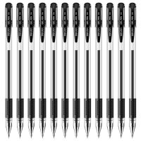 [หนึ่งกล่องทั้งหมด12ด้าม] ปากกา Deli ปากกาเซ็นชื่อ Pulpen Gel Hitam สีแดงเขียนปากกาน้ำปากกาโฆษณาปากกา6600ES ปากกาประชุม