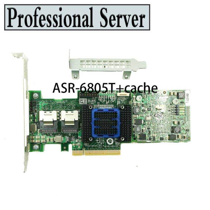 default ASR6805T Adaptec RAID 6805T 8Port PCIE 512MB Cache SAS RAID Controller Lazada PH