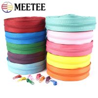 5/10/20Meters 5# Nylon Coil Zipper Roll with Slider Zippers Tape for Sewing Clothing Bags Zip Repair Kit DIY Garment Accessories Door Hardware Locks F