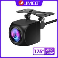 JMCQ 175° AHD 1080P Vehicle Rear View Camera Car Reverse Black Fisheye Lens Night Vision Waterproof Universal Car Rearview Cam Vehicle Backup Cameras