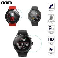 FIFATA 2pcs Screen Protector Tempered Glass Film Cover For Xiaomi Huami Amazfit Verge Stratos 2 3 Pace GTR 47MM 42MM Smart Watch