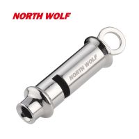 NORTH WOLF Genuine Survival Portable Outdoor Loud Whistle Tools Training Camping Hiking High Decibel EDC Engrave Service NR0618 Survival kits