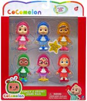 Cocomelon Family &amp; Friend Figure 6 Packของเล่น ฟิกเกอร์ โคโค่เมลอน