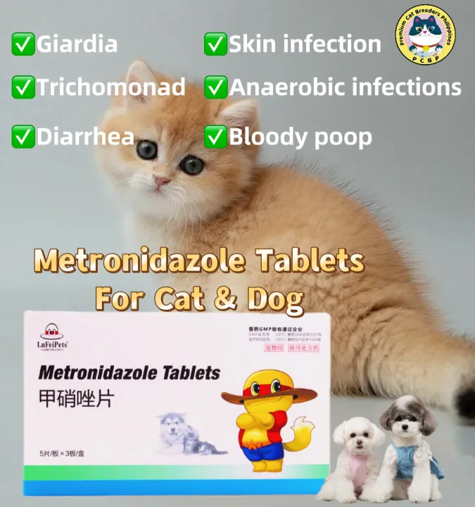 Lufeipet's Metronidazole Oral tablets giardia diarrhea Antiprotozoal