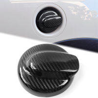 คำเตือนน้ำมันเชื้อเพลิงสำหรับ BMW MINI R56 R56 LCI R55 R55 LCI R-Series Shell Fuel Cap สีดำ (คาร์บอนไฟเบอร์) การใช้ Cap Trim ชิ้นส่วนภายนอก