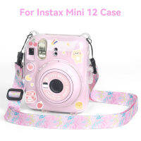 สำหรับ Fujifilm Instax Mini 12กล้องเคสกระเป๋าพกพาป้องกันกระเป๋าเดินทางพร้อมสายคล้องไหล่สำหรับอุปกรณ์เสริมสำหรับกล้อง