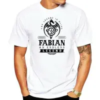 เสื้อยืดผู้ชายตำนานยังมีชีวิตอยู่ Fabian ไม่มีที่สิ้นสุด