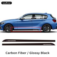 2X Car Side Door Stripes Sticker M Performance Racing Long Decal For BMW 1 Series F20 F21 F40 118i 128i 135i M Sport Accessories