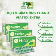 Combo 3 Hộp Kẹo ngậm húng chanh Viatux Extra thảo mộc Vietnat - Hộp 30 viên