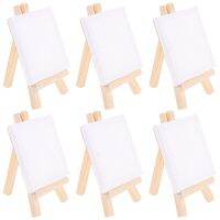 Easel Mini Canvas Painting Setsmall Wooden Display Wood Board Stand Boardspaint Canvases Panelsartist Kit Stretchedoileasels