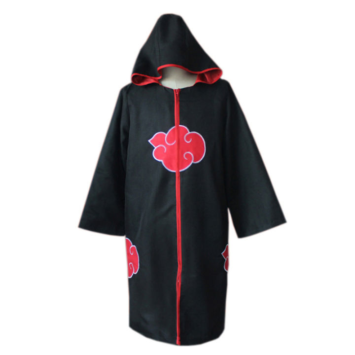 halloween-3pcs-per-set-akatsuki-cosplay-ninja-cloak-embroidery-costume-adult-children-party-headband-accessories-115-xxl