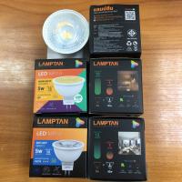 ( Promotion+++) คุ้มที่สุด หลอดไฟฮาโลเจน LED 5W MR16 LAMPTAN 220V แสงขาว DaylightและแสงเหลืองWarm white ประหยัดพลังงาน 85% ราคาดี หลอด ไฟ หลอดไฟตกแต่ง หลอดไฟบ้าน หลอดไฟพลังแดด