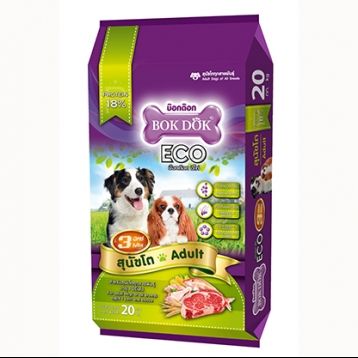 (20 kg.) .อาหารสุนัขโต BOK DOK ECO 3 Mixs