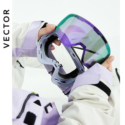 VECTOR Ski Goggles Snowboard Anti-fog and Anti-ultraviolet Mask Men Women Skiing Eyewear UV400 Snow Protection Glasses Double