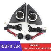 Baificar Brand New Triangle Head Speakers Car Audio Trumpet Door Trim Tweeter Speaker For Toyota Yaris L Vios 2014-2019