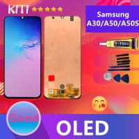 (งาน ic แท้) (OLED)For หน้าจอ samsung A50/A30/A50S LCD Display จอ + ทัช Samsung galaxy A50/A50S/A30(ปรับแสงได้)(สามารถสแกนด้วยลายนิ้วมือ)