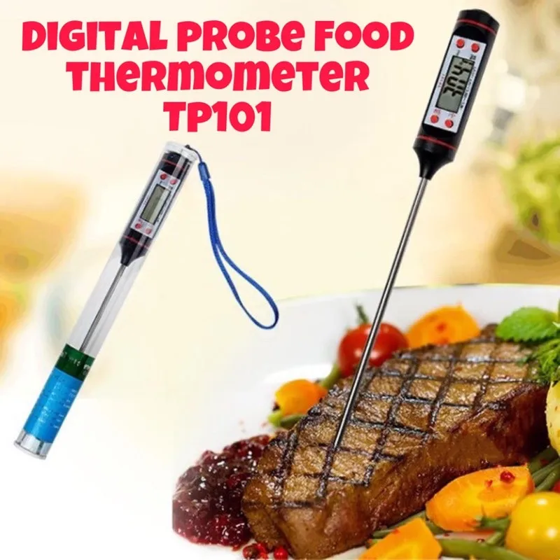 1pc Kitchen Digital Pen-style Probe Baking Bbq Meat Thermometer, Milk Food  Temperature Measurement, Cooking Oven Temperature Gauge