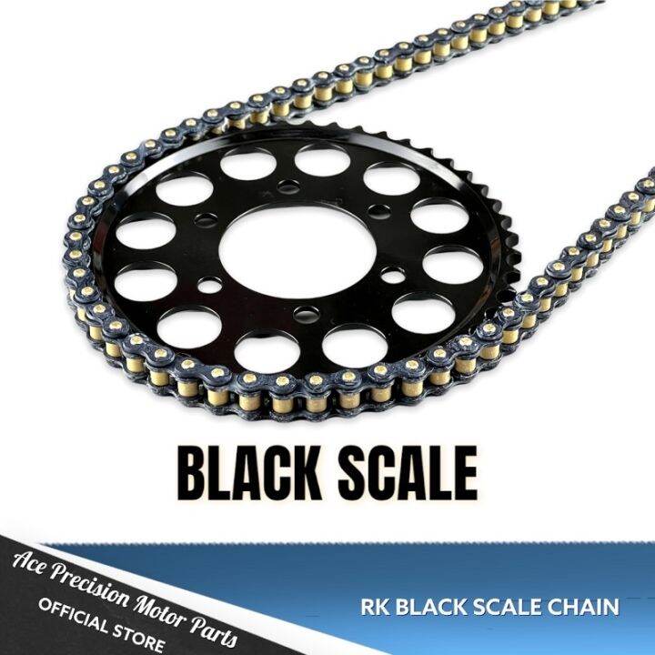 RK BLACK SCALE CHAIN SUPER HEAVY DUTY CHAIN 415HSBT/428HSBT Made in
