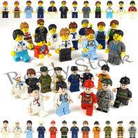 【hot sale】 ✧ B02 24pcs/lot Figures Blocks Professional Doll Educational Construction Building Bricks Toys Set For Children Toys