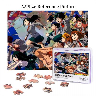 My Hero Academia (8) Wooden Jigsaw Puzzle 500 Pieces Educational Toy Painting Art Decor Decompression toys 500pcs