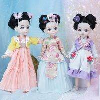 (Popular toys) ใหม่28เซนติเมตรจีนโบราณเครื่องแต่งกายตุ๊กตาสูท1/6อุปกรณ์ Bjd เสื้อผ้าสาวเล่นบ้านแต่งตัวของเล่นของขวัญวันเกิด