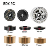 ทองเหลืองล้อ Hex Hub อะแดปเตอร์สำหรับ1.9 2.2 Beadlock ขอบล้อ RC ตีนตะขาบรถ Axial SCX10 C Apra TRX4 TRX6น้ำหนัก