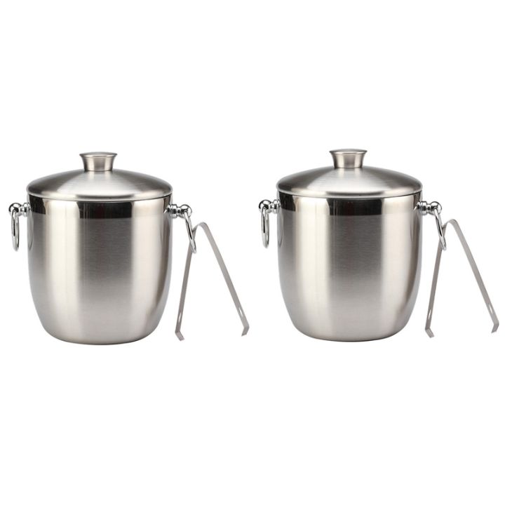 2x-stainless-steel-ice-bucket-with-tongs-liter-double-walled-insulated-with-tongs-and-lid-ice-container-3l