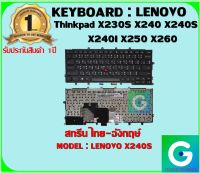 KEYBOARD : LENOVO X240S  สกรีน ไทย-อังกฤษ์ ใช้ได้กับรุ่น Thinkpad X230S X240 X240S X240I X250 X260 สินค้ามือ1 รับประกันสินค้าจากร้านค้า 1ปีเต็ม