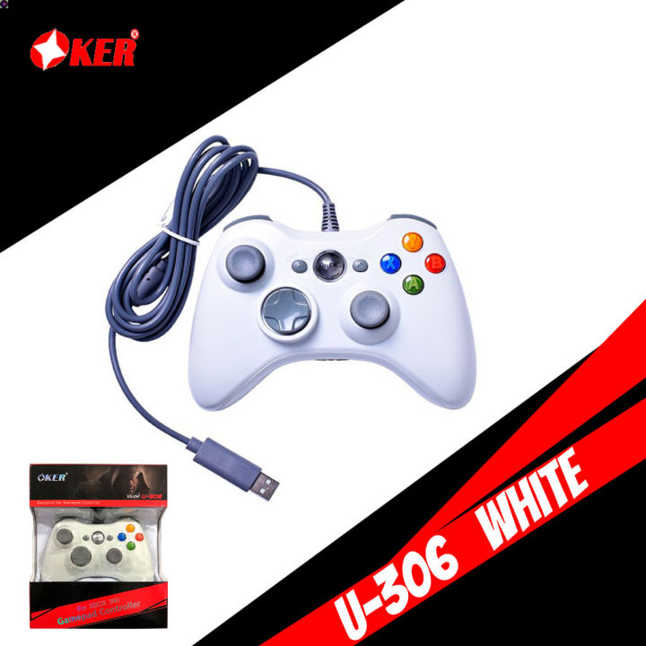 ลด-50-พร้อมส่ง-จอยเกมส์-oker-u-306-joy-controller-จอย-usb-xbox-360-pc-ประกันศูนย์-1-ปี-ขายดี