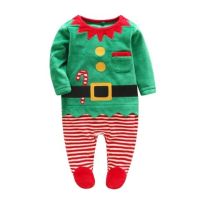 7C169 ชุดเด็ก ชุดเอลฟ์ ชุดคริสต์มาส ซานตาครอส ซานต้า แซนตี้ Dress for Children Elf Santa Santy Suit Christmas Santa Claus Costumes Festival Cosplay Fancy Outfit