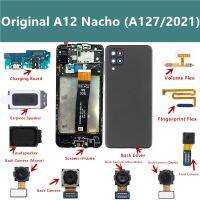 หน้าจอแสดงผลด้านหน้าแบบเดิมพร้อมกรอบสำหรับ A12 Nacho A127 Incell บอร์ดชาร์จหน้าจอ TFT ฝาหลังส่วนซ่อมโทรศัพท์