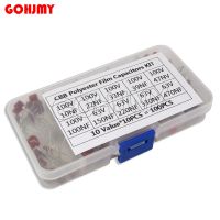 100PCS 10nF 470nF Metallized Polyester Film Capacitors Assortment Kit High precision and stability samples CBB capacitor set