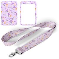 A2472 Cute Flowers Lanyard for Key ID Card Gym Cell Phone Straps USB Badge Holder DIY Hang Rope Lariat Lanyard Phone Accessories Phone Charms