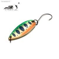 ™ LTHTUG Pesca Stream Bait Trout Spoon Bait MIU 2.2g 2.8g 3.5g Spinner Copper Metal Fishing Spoon Lure For Trout Perch Pike Salmon