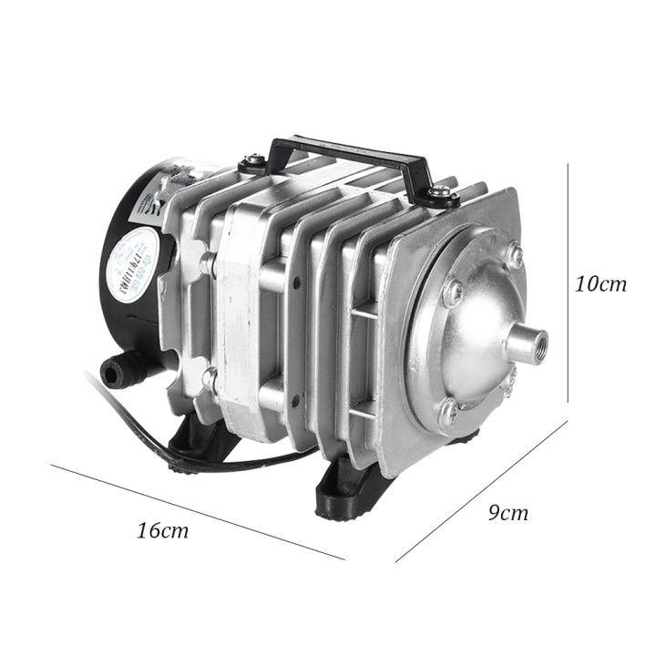 ที่เติมลมยางรถจักรยานยนต์ยานยนต์แอร์คอมเพรสเซอร์แม่เหล็กไฟฟ้า-eu-45w-220v-กล่องพลาสติกแข็งแบบสากลพร้อมชุดเครื่องมิซ่อมยางสำหรับรถยนต์