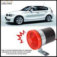 UWLYWX เอบีเอสเอบีเอส สัญญาณเตือนการถอยหลังรถยนต์ สีดำสีแดง อุปกรณ์เสริมรถยนต์ ไซเรนถอยหลัง ที่มีคุณภาพสูง 12-24โวลต์ ฮอร์นสำรอง รถสำหรับรถ